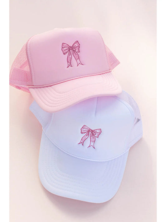 Embroidered BOW Hat