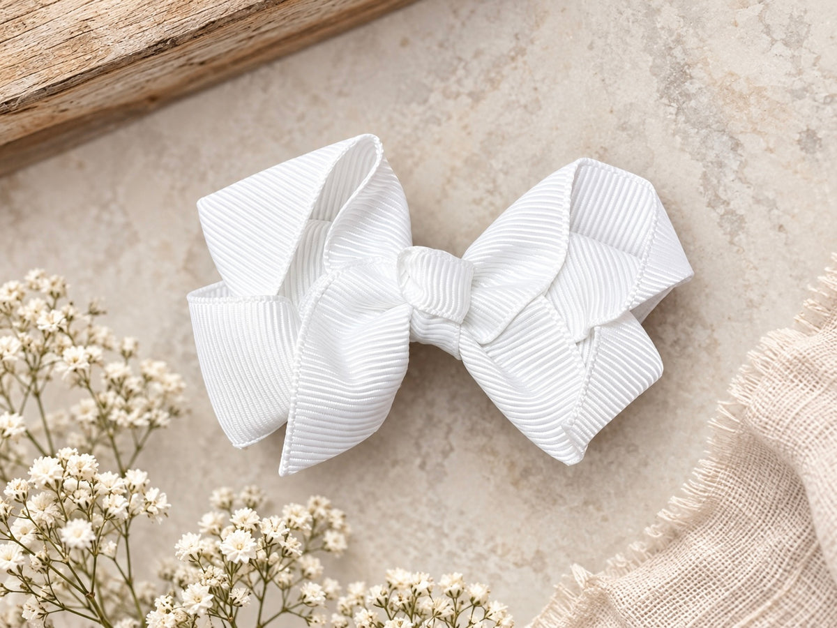 Small White Bow