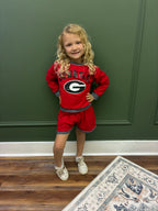 Saturday In Athens Girls Shorts Set