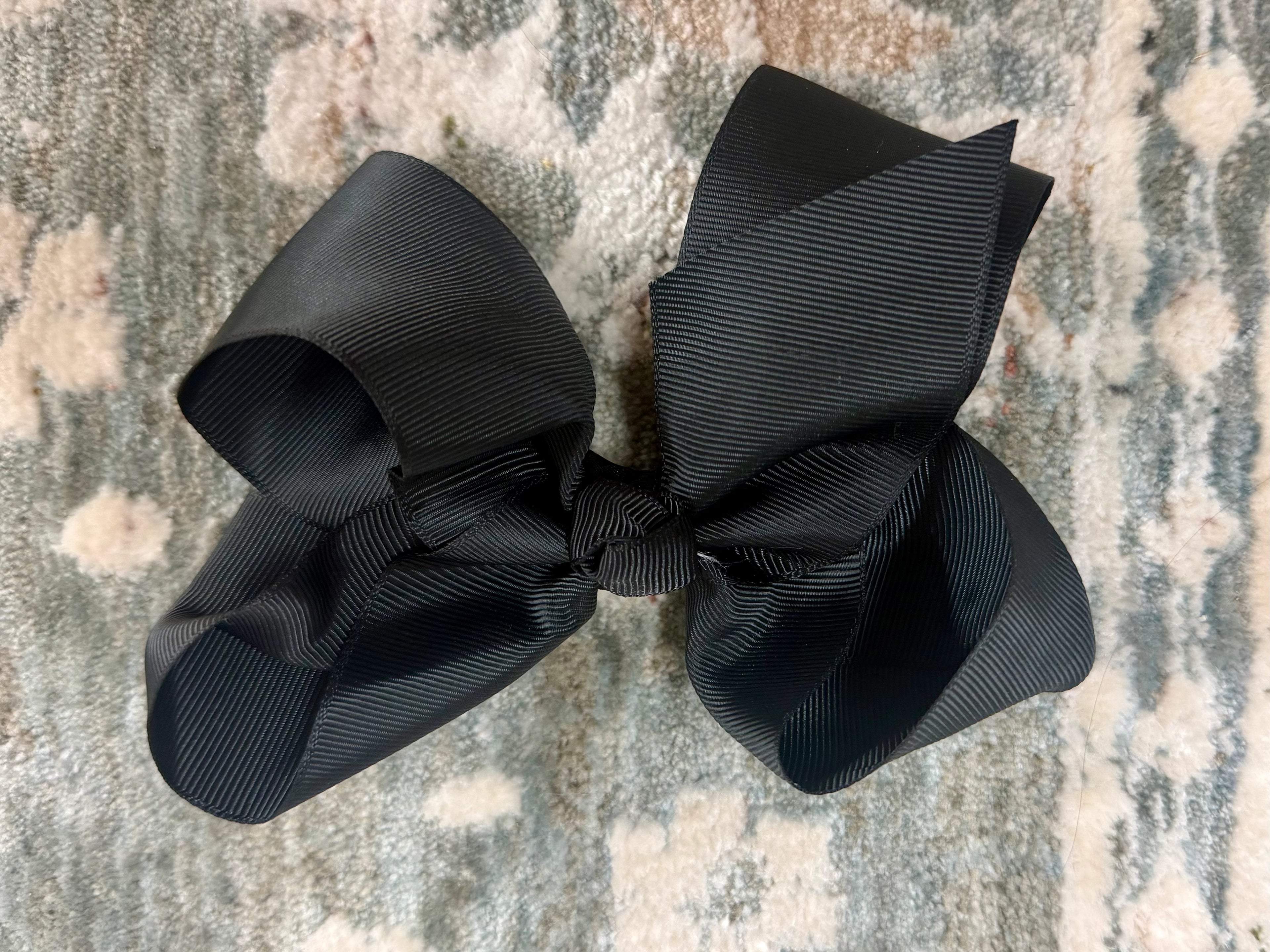 Large Black Bow